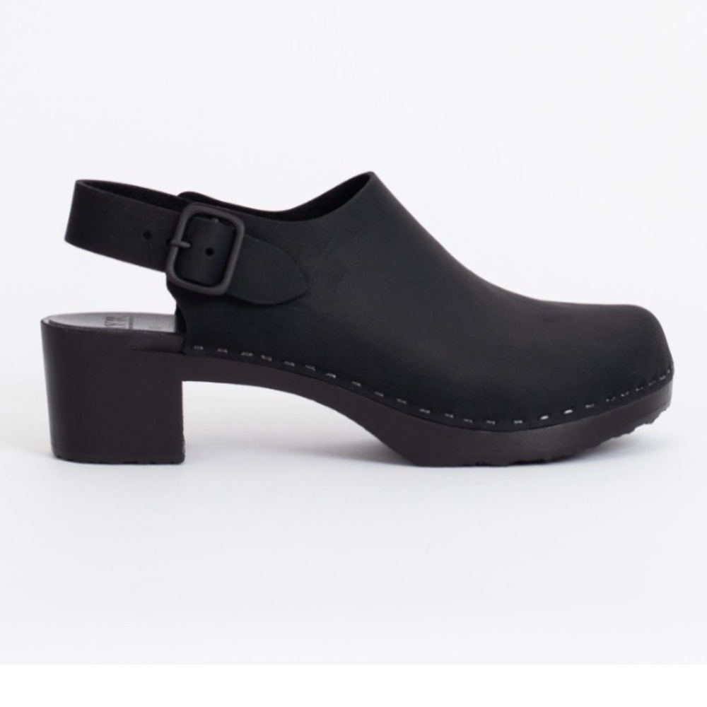 Bryr Daphne Block Heel in monochrome black size 40